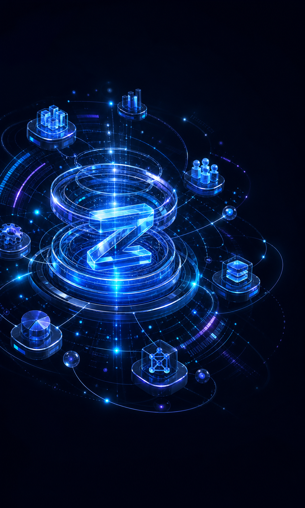 Sistema integral Zentra conectando contabilidad, facturación, inventario, caja y reparaciones